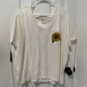 Skeleton and flowers t-shirt